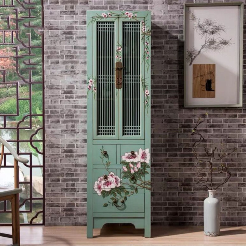 Garde-robe de style américain à peinture rétro