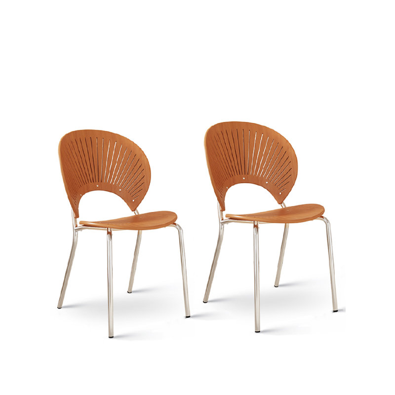 Chaise de salle à manger légère et luxueuse