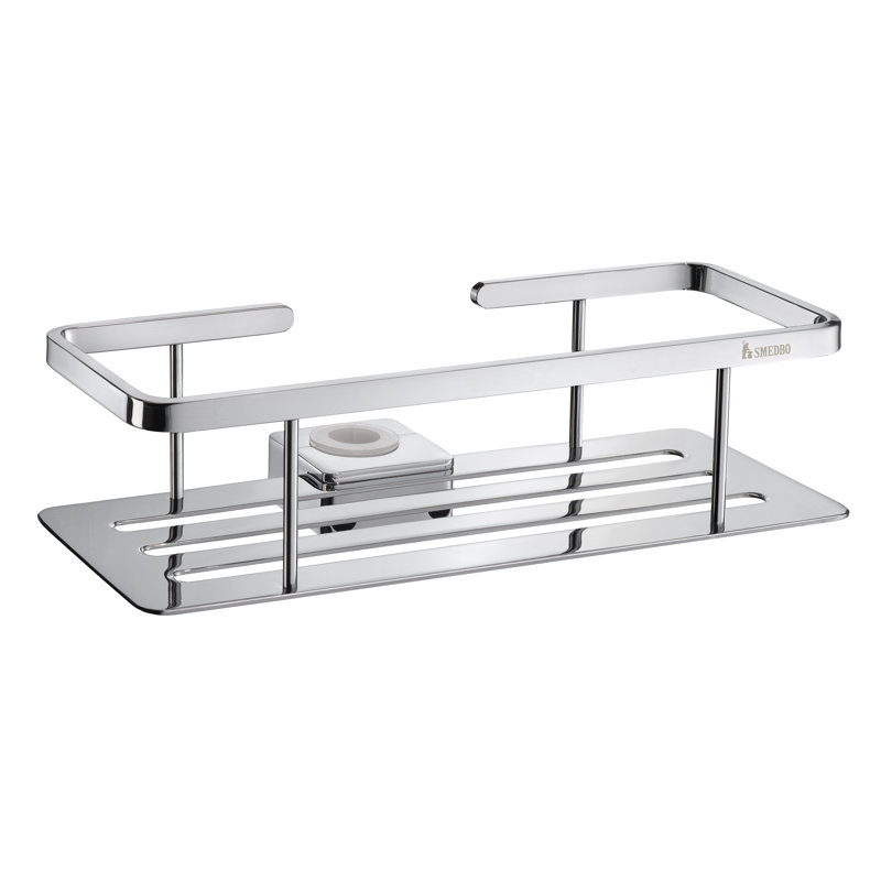 Riser bar shower basket