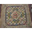 Antique American Hooked Geometric Medallion Rug