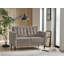 Jodi Velvet Sofa - Upholstered Modern Retro Fabric Stylish & Contemporary-1774963183-1767071066