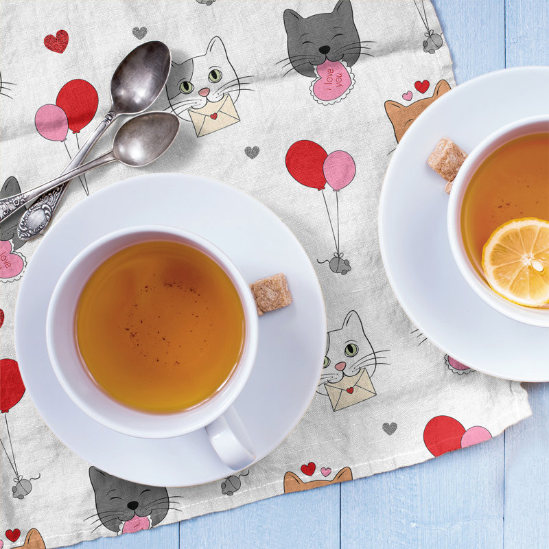 Waffle Tea Towel Kitchen Towel, Poly Twill