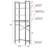 Agassiz Metal Adjustable Freestanding Over The Toilet Storage-544799715