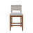 Fabric Upholstered Wood Counter & Bar Stool