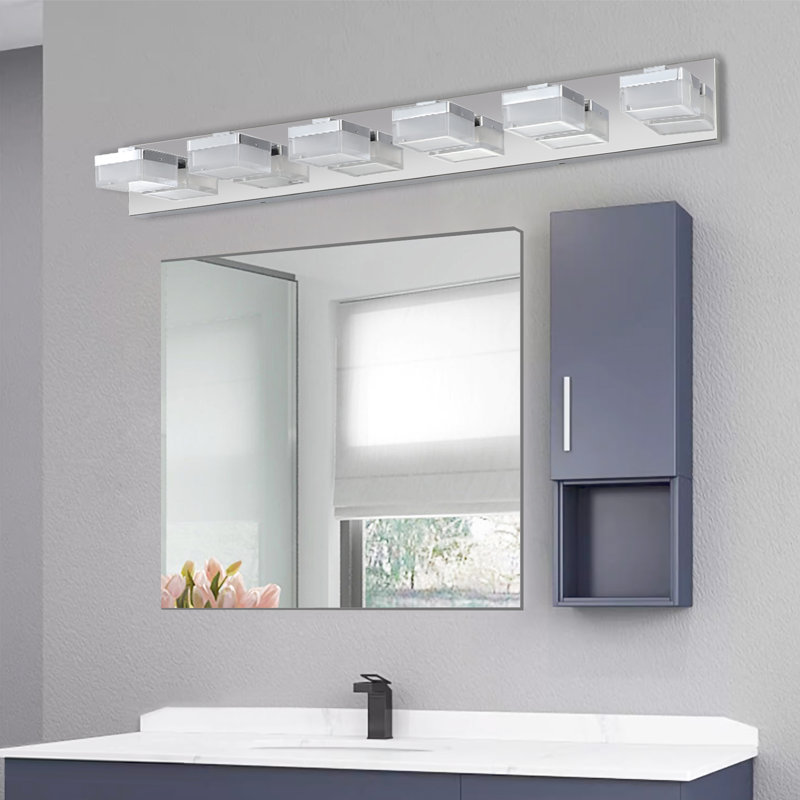 Miroir de salle de bain Modern, Chrome