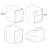 White Stackable Tilt Bin Counter Organizers 8-Pack
