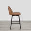 Tabouret pivotant Betzalel (ensemble de 4) - Similicuir-1760480054