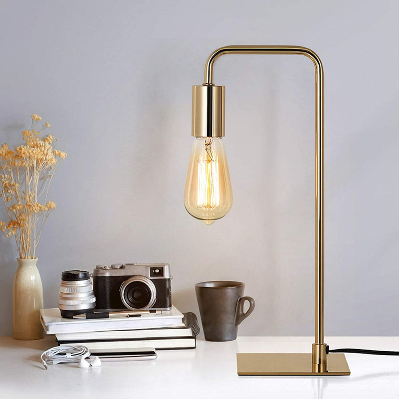 Lampe de table arquée 15,9 po Madhava, Doré