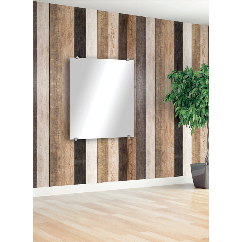 Zarrea Flat Wall Mirror, 33.5" x 42"
