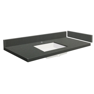 Plateau de meuble-lavabo 61,5 po Vision