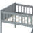 Bed Frame With Storage Shelf, Wooden Bed Frame With Slide And Ladder,Platform Twin Size Bed With Guardrail, No Box Spring Needed-1233367931