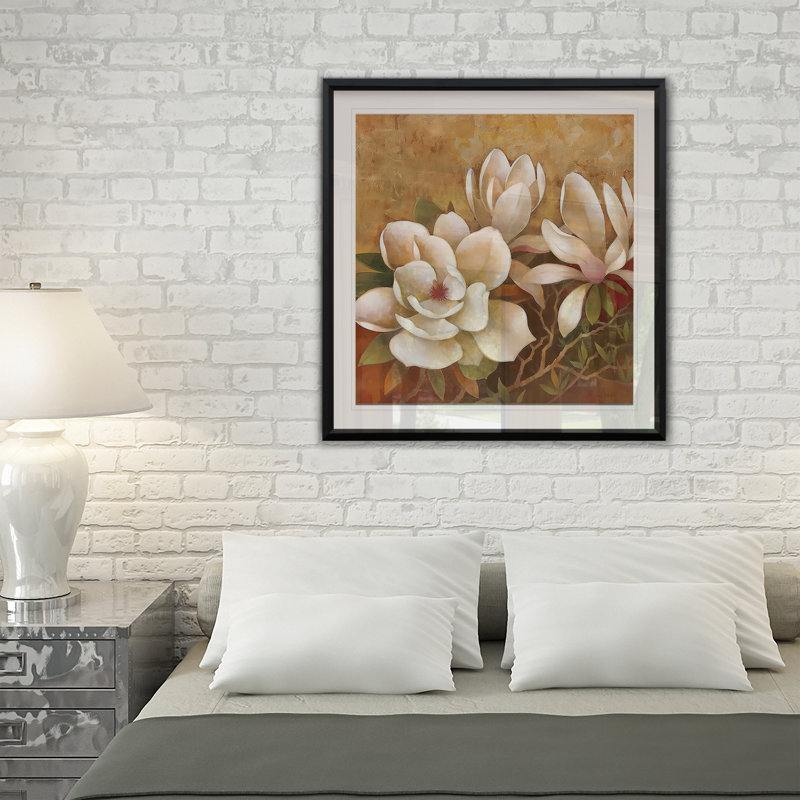 Sweet Magnolia II - reproduction de cadre photo, H 30,5 po x l 30,5 po x P 1,5 po