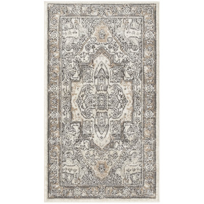 Graelyn Ivory Grey Taupe Vintage Indoor Rug