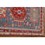 Tapis de couloir indien bleu 3x8