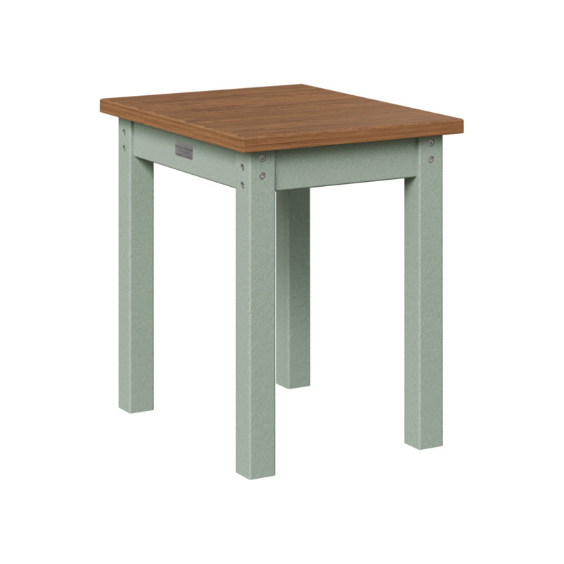 Table de bout Berlin Gardens, Acajou antique, Écume de mer, écume de mer
