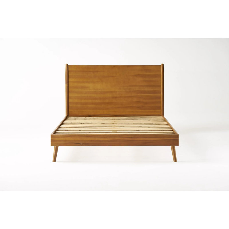 Cohron Solid Wood Platform Bed, Natural, Full