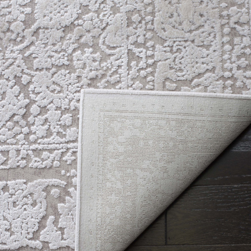 Tapis oriental beige / crème Calidi, Rectangle 8 pi x 10 pi