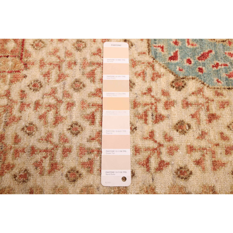Tapis crème Mamluk 9 pi 8 po x 13 pi 6 po