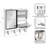 Wall Function Key Organizer with Key Hooks-85654587