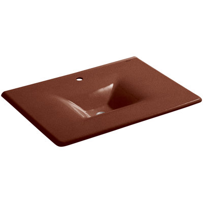 Lavabo de salle de bain Â« Iron/Impressions Â» de 31 po avec trou pour robinetterie