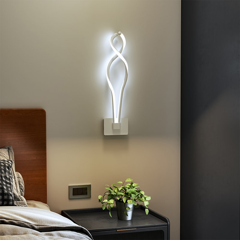 Mittal Aluminium LED Flush Mounted Sconce