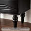 Commode d'appoint rétro en bois sculpté simple