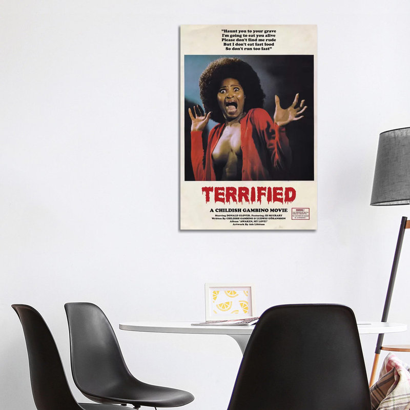 Terrified - Wrapped Canvas Print, 101.6 cm H x 66.04 cm W x 3.175 cm D