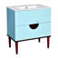 30'' Bathroom Vanity Cabinet With Ceramic Sink Combo Set