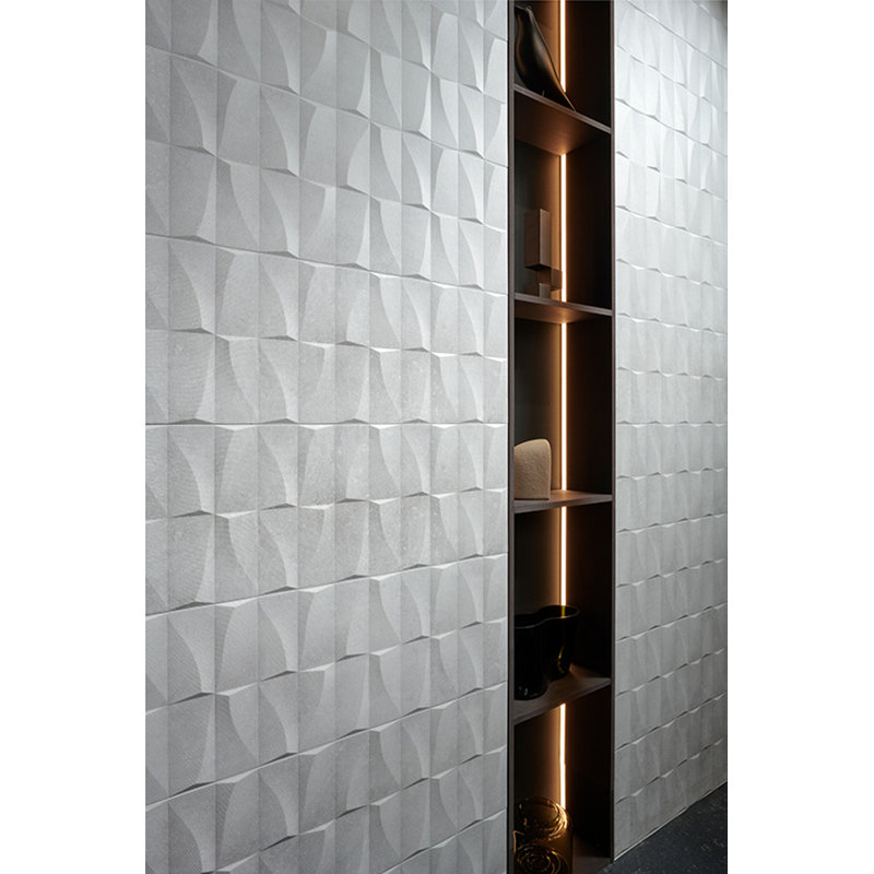 Imprint 12" x 35" Ceramic Marble Look Wall & Floor Tile