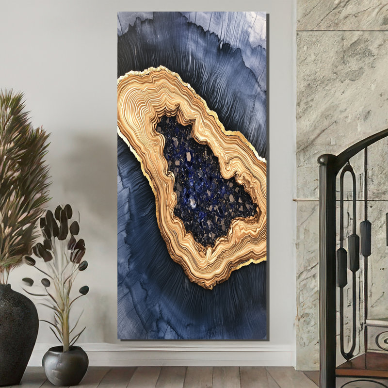 Art sur toile Goulden, H 60 po x l 28 po, Toile tendue, Ne s’applique pas