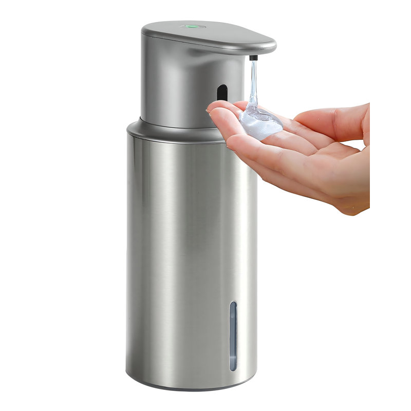 Automatic Touchless Soap Dispenser, 1-Pack, (Stainless Steel), Stainless Steel