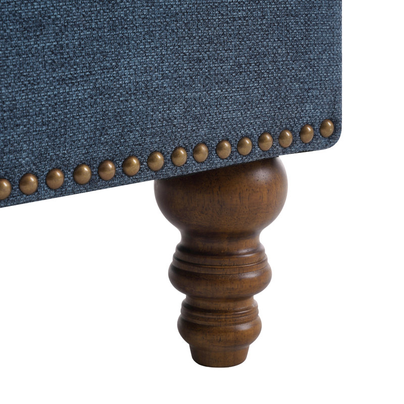 Fauteuil d'appoint Yero, Bleu très foncé