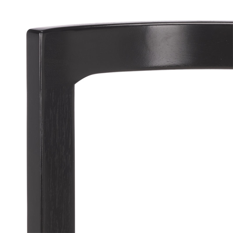 Tabouret de comptoir Estes, Noir