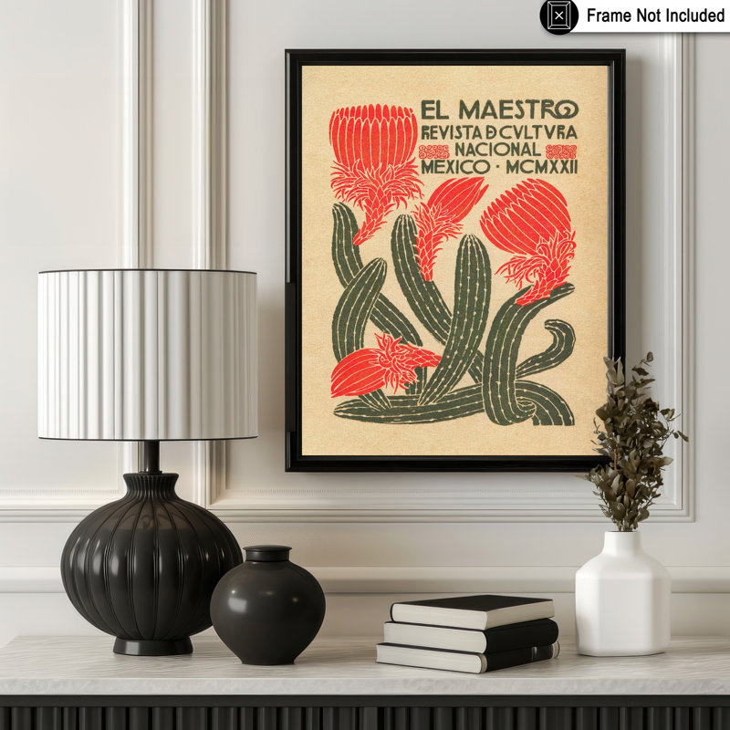El Maestro No1, Unframed, Poster, 18"H x 24"W