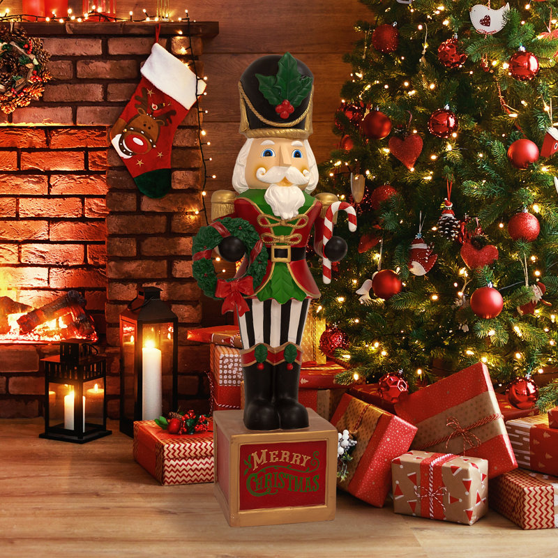 Statue de Noël casse-noisette intérieur / extérieur