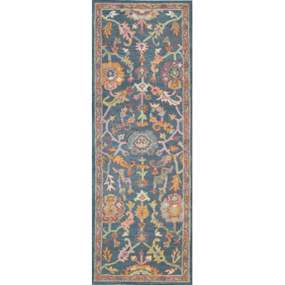 Lonnie Wool Floral Indoor Rug