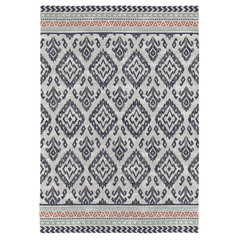 Aledo Machine Woven Grey Indoor Rug, Rectangle 160 x 230cm