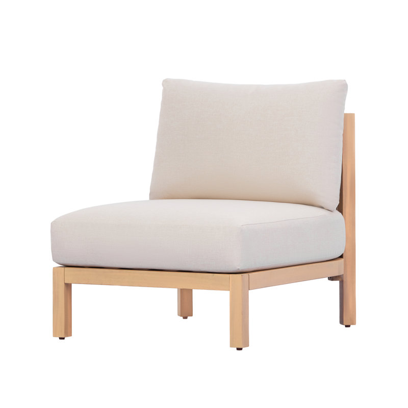 Chaises longues pour patio, corde en bois d'acacia, maison d'extérieur moderne
