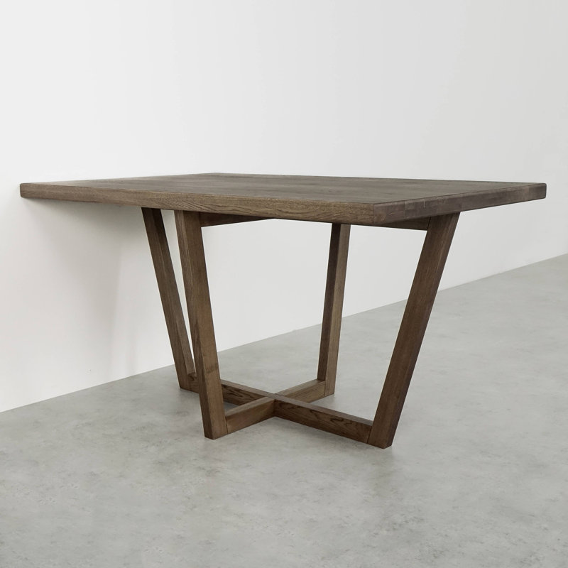 Bidal Oak Solid Wood Dining Table, Natural Oil, 76cmH  x 140cmL  x 90cmW