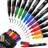 Coloured Magnetic Markers Set Of 12 W/ Bag