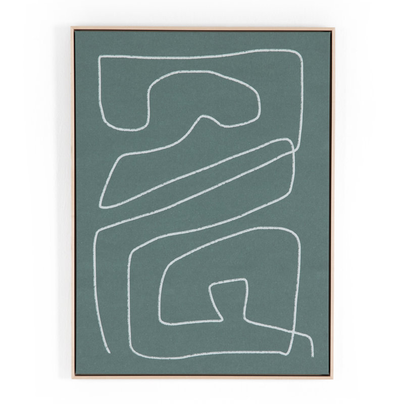 Line Abstract 1 Painting by Dan Hobday, 48" H x 36" W