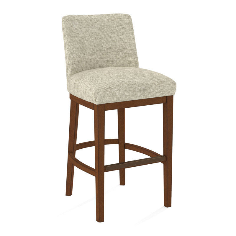 Upholstered Stool, 61558-61, English Saddle