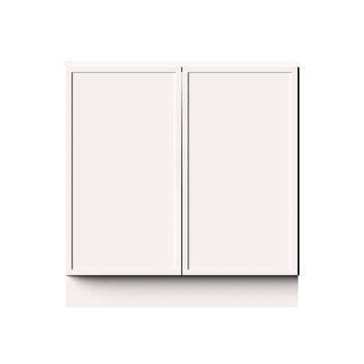 Armoire de cuisine à porte pleine grandeur L 33 po x P 24 po x H 34,5 po prête à assembler