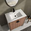Armoire de salle de bain 30 po - Fabrication en bois d'ingénierie pour meuble-lavabo et installation simple Humidité Armoire américaine Résistant à la structure solide Évier en céramique-737103092