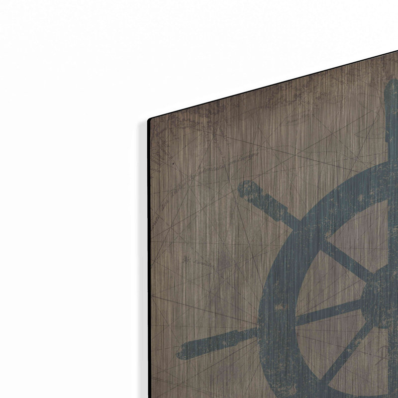 «Nautical Shipwheel» par Ryan Fowler, H 24 po x l 24 po