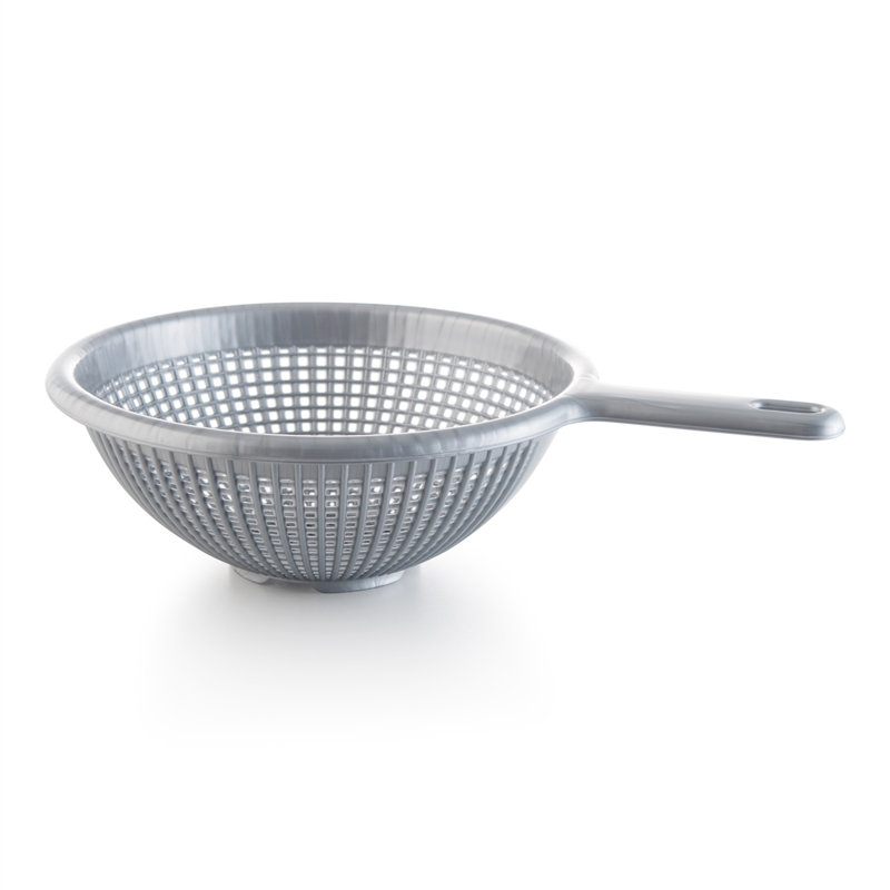 Passoire ronde en plastique 8,5 po YBM Home, Gris