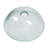 14" L x 14" W x 5.3" H Glass Bathroom Sink Above-Counter Circular Tempered Glass Vessel Sink with Pop Up Drain