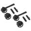 Hammer & Tongs - Rose Ring Gate Latch - W195mm - Black
