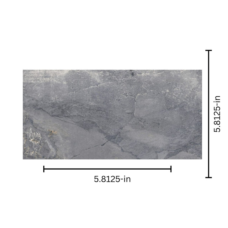 Carreau de porcelaine mat 12 "x 24" Wells Stone, Gris