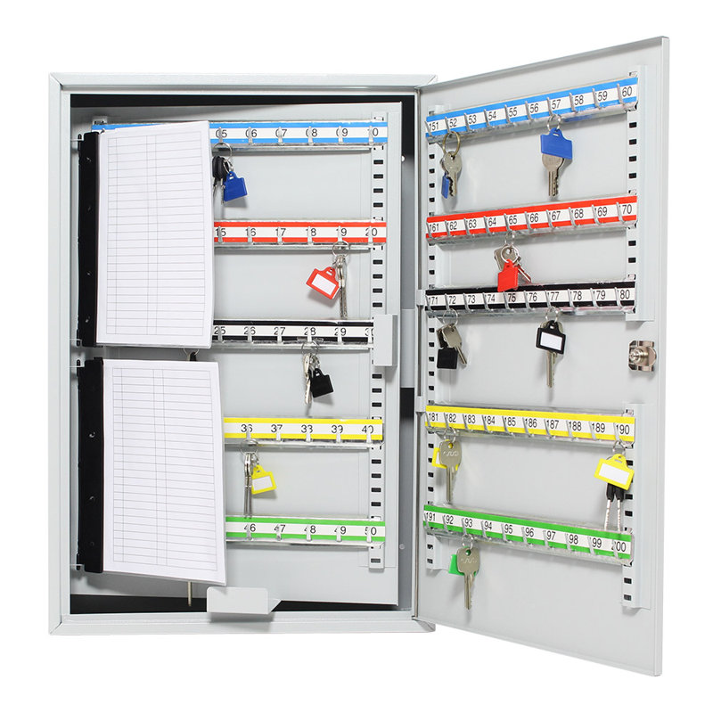 Metal Wall Organizer with Key Hooks